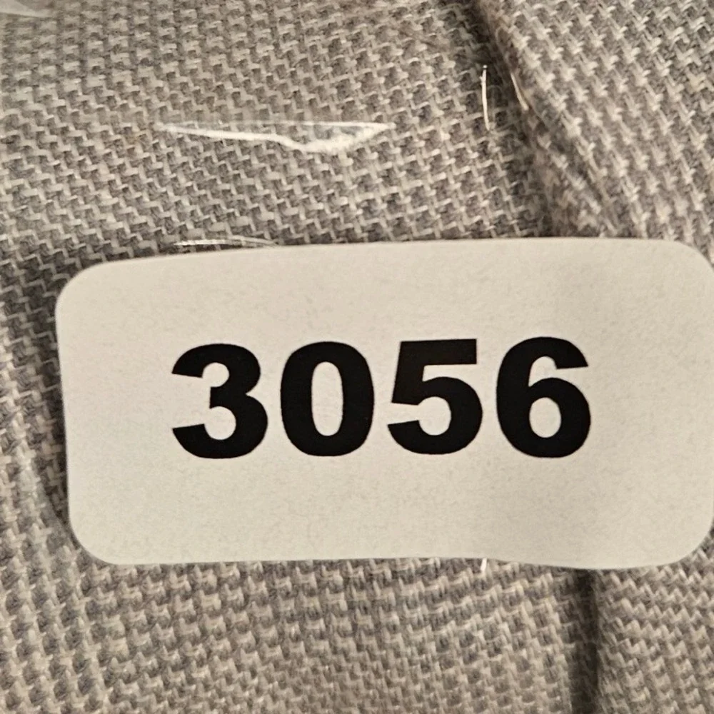 J.Crew Ludlow Slim Fit Linen Cotton Blazer Grey White K8601 Sport Coat Mens 42R
